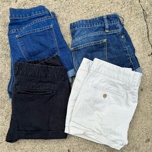 Size 6 gap/old navy shorts